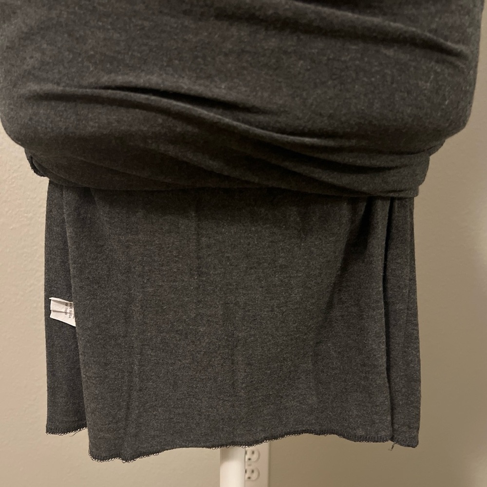 Velvet Torch Charcoal Gray Sleeveless Mockneck Midi Bodycon Dress Size Small - Picture 5 of 9